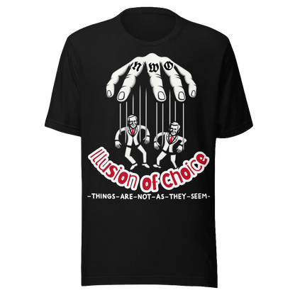 Illusion of Choice – Puppet Masters Tee UNISEX